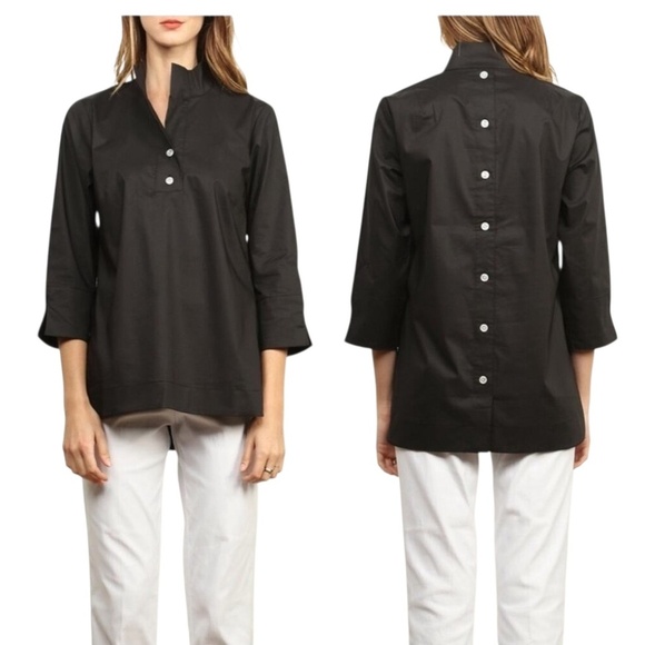 HINSON WU AILEEN TUNIC TOP ICONIC MODERN MINIMALIST CLASSIC TIMELESS COTTON CHIC - Picture 1 of 12
